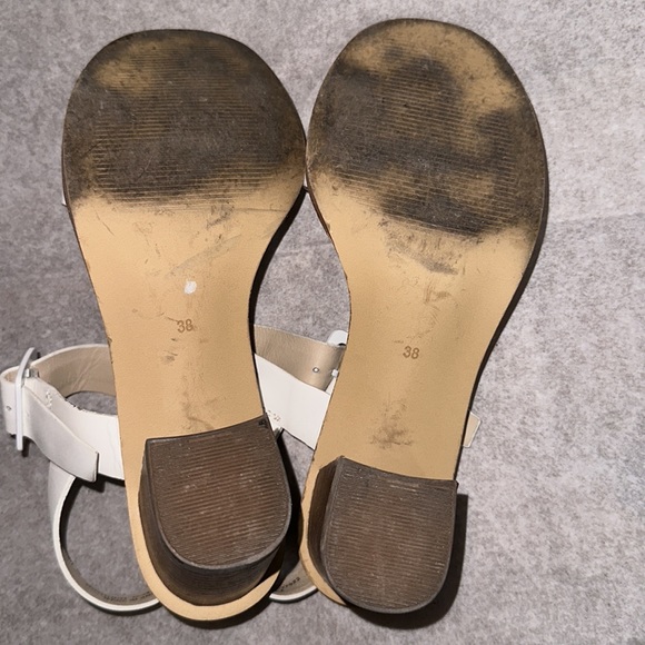 Topshop White Chunky Heel - Picture 5 of 5